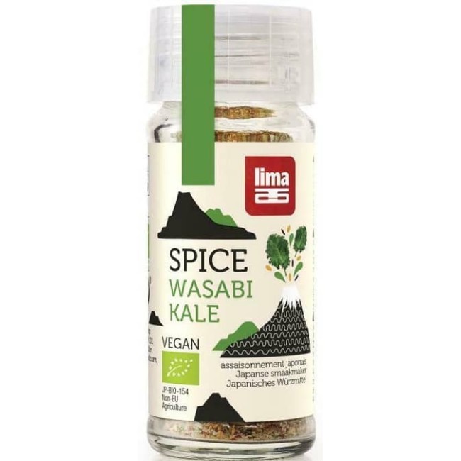 Condiment spice wasabi kale bio 22g Lima